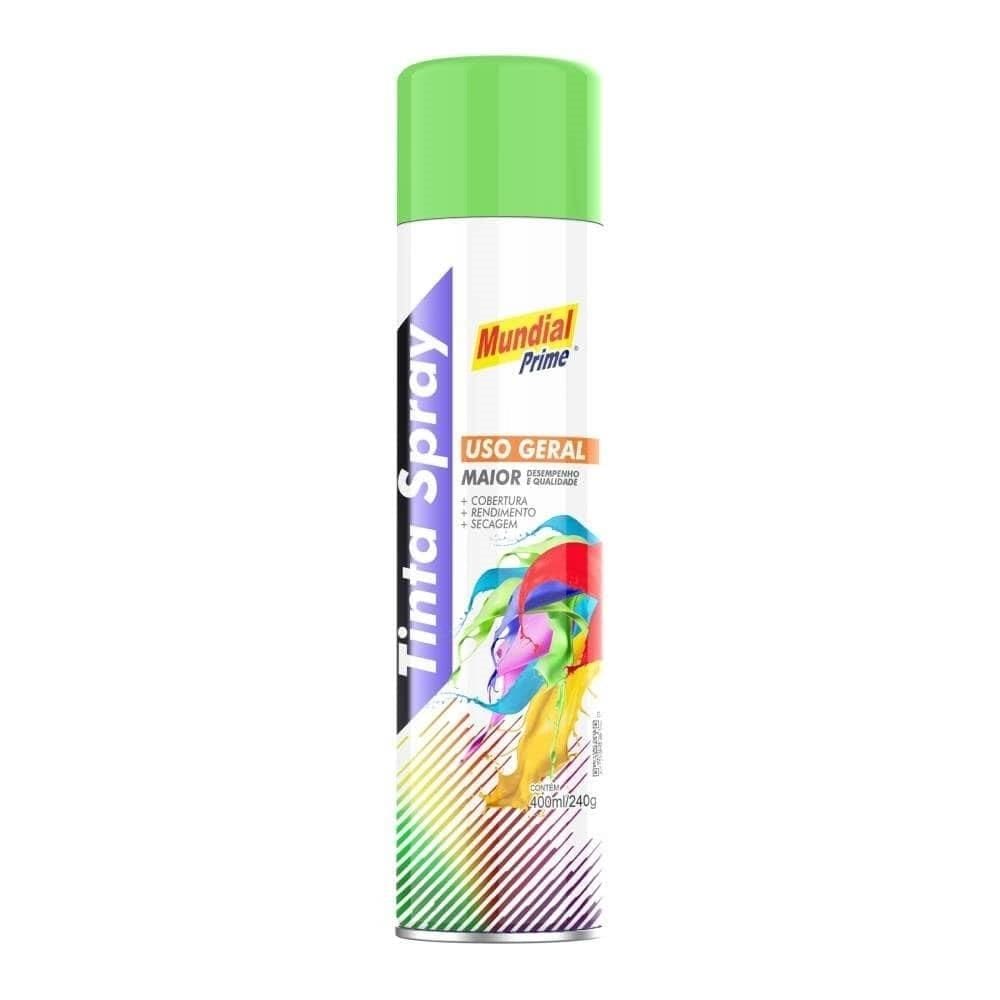Tinta Spray Mundial Prime Uso Geral Verde Claro 400ml