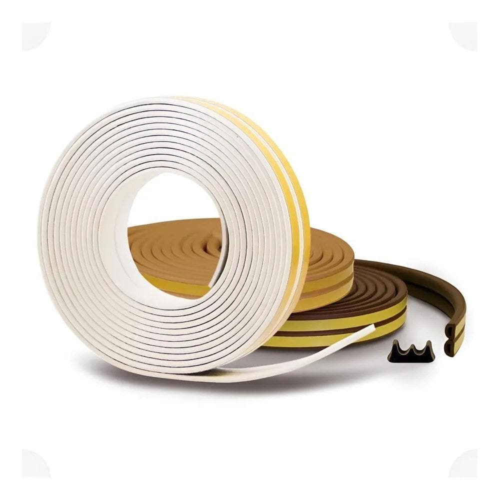 2X Fita Adesiva Veda Frestas Janela Porta Vedação 4Mm 6 Metr