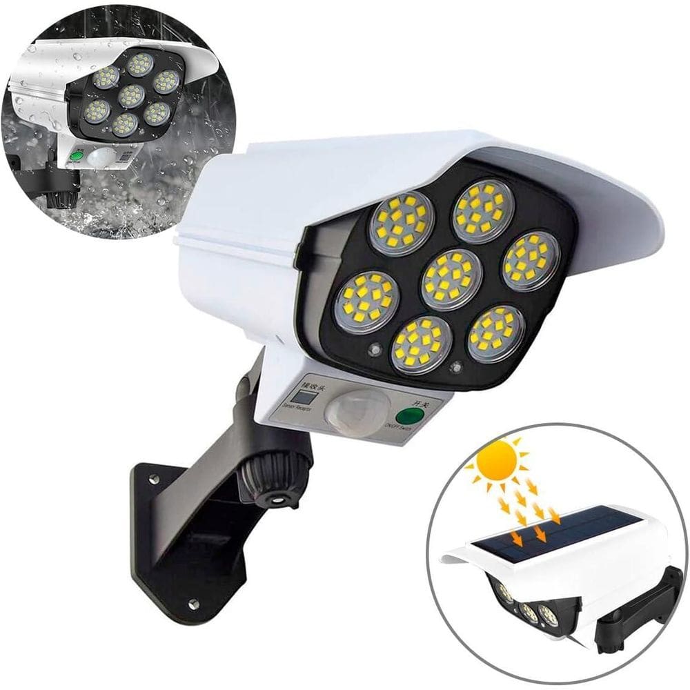 Kit 2 Super Luminarias Camera 7 Cobs 42 Super Leds
