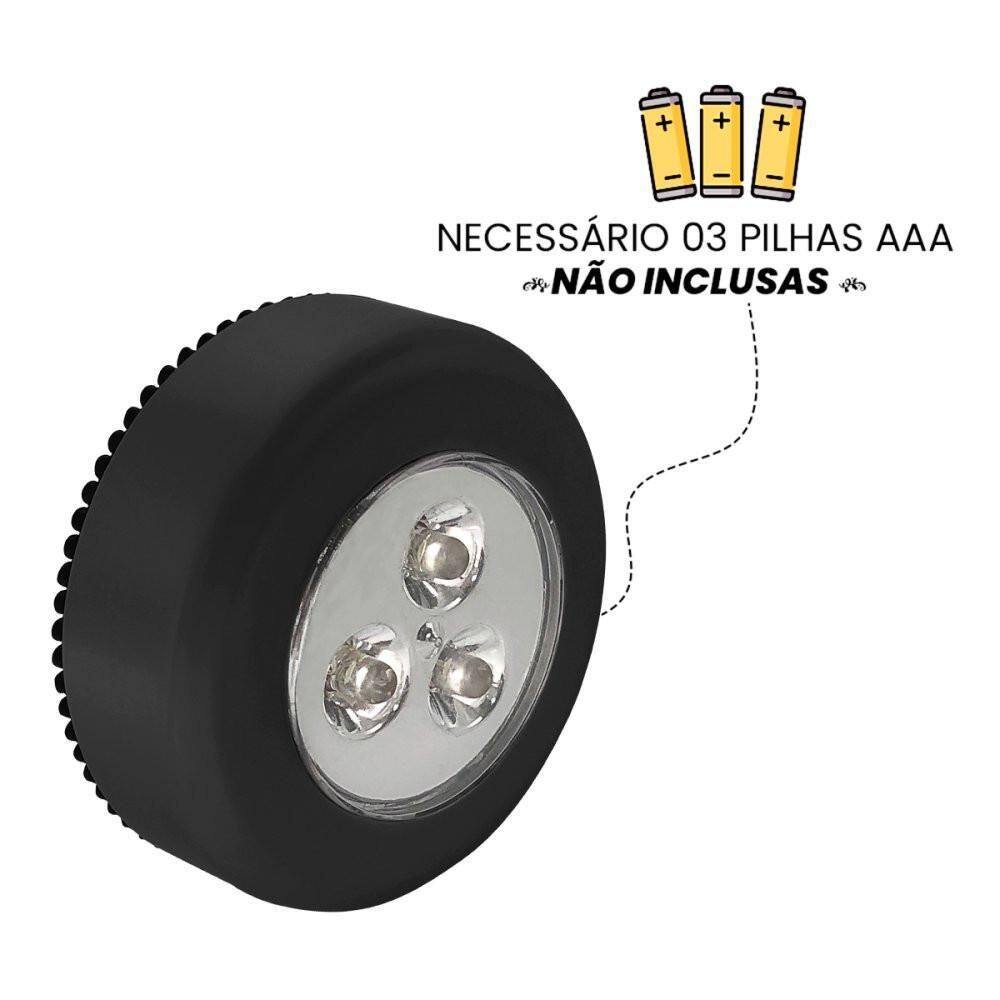 Luminária De Toque Portátil Para Armário Closet