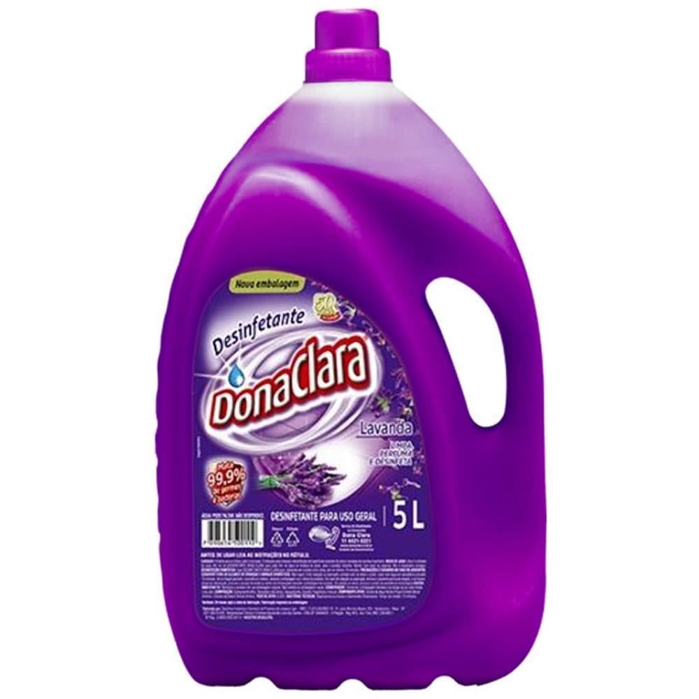 Desinfetante Lavanda 5 Litros - 1042 - DONA CLARA
