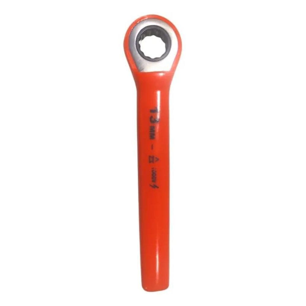 Chave Estrela Catraca Aço Isolada 13Mm 1000V Eletricista