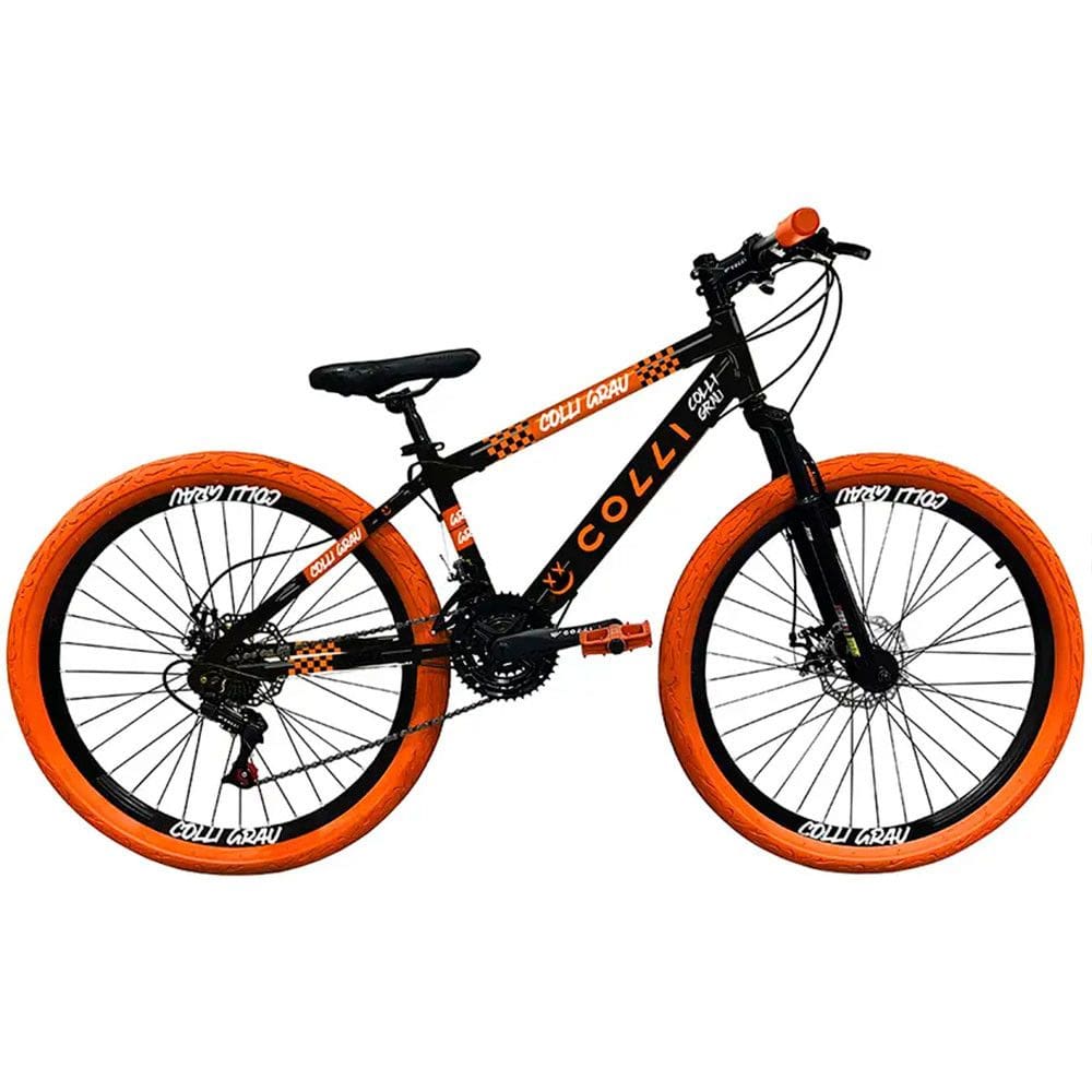 Bicicleta Aro 26 Colli Grau 21 Marchas Freio a Disco