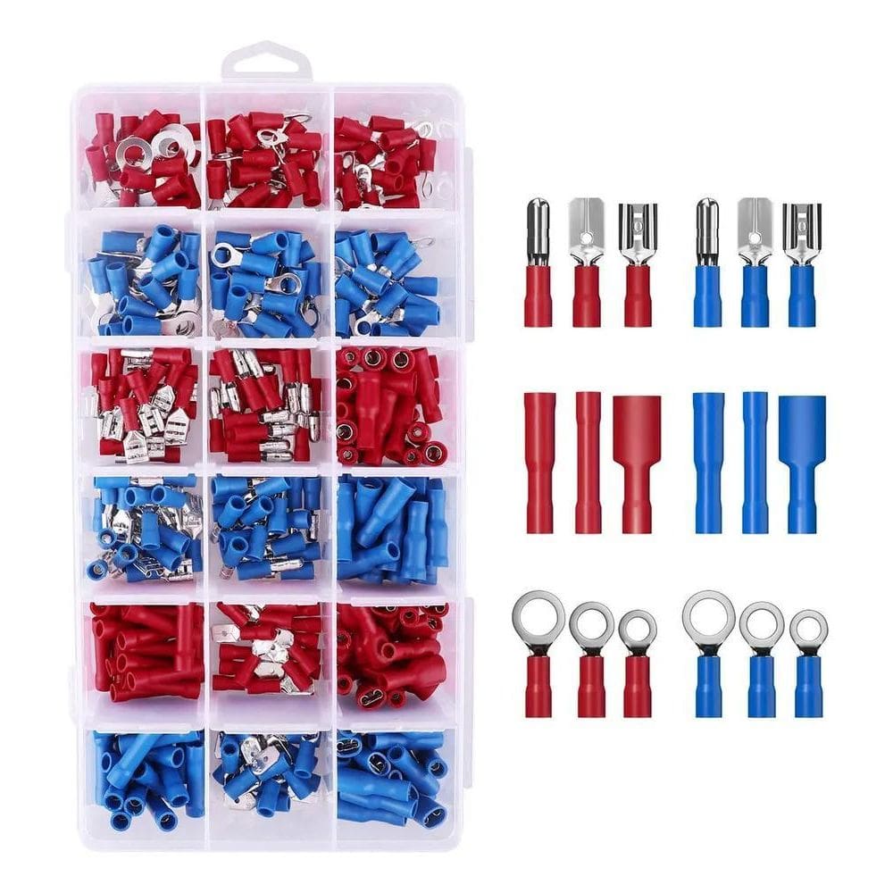 2X Terminais Conectores Elétricos Pré-Isolados Conectores Ol