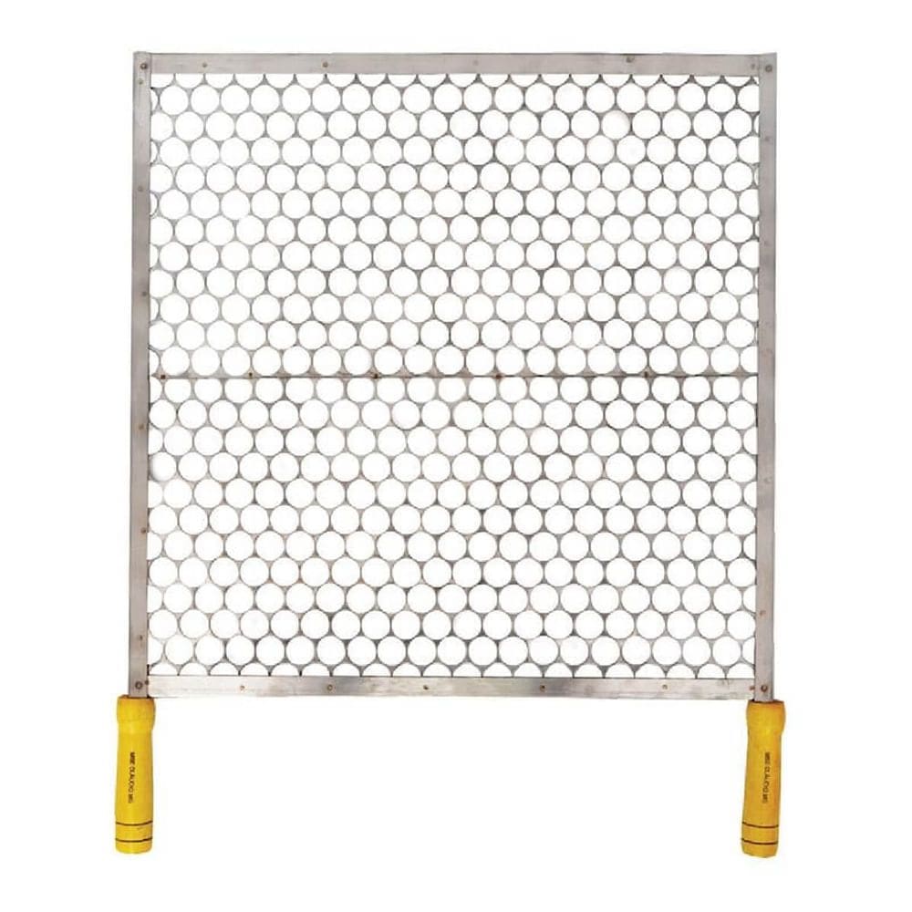 Grelha Inox com Cabo de Madeira 50 x 50 cm - 1345 - MSE