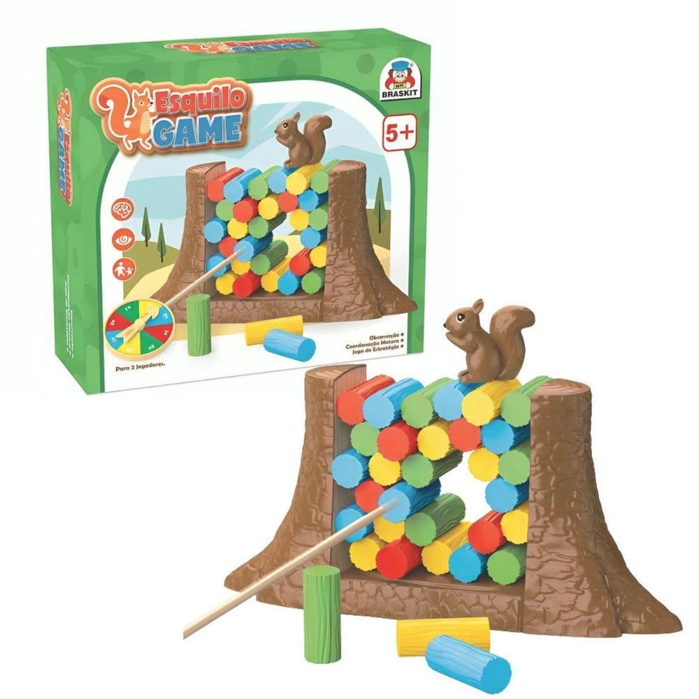 Jogo Educativo Esquilo Game 1207 - Braskit