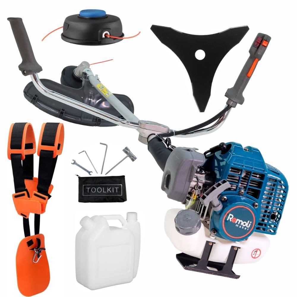 Roçadeira Gasolina Remoli R415PRO 41,5cc Profissional Lâmina e Nylon
