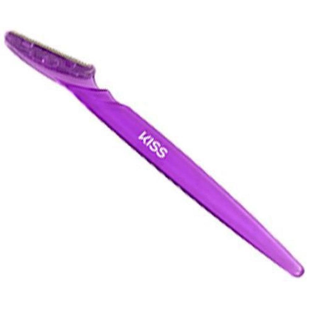 Navalha De Sobrancelha Kiss Lâmina Longa Roxo