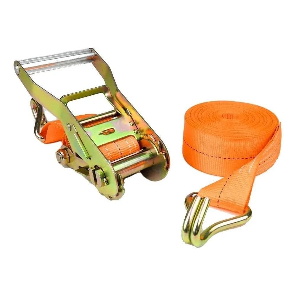 2X Kit Catraca + Cinta Amarração 1,5 Ton 4,5Mts Rabicho J Ca