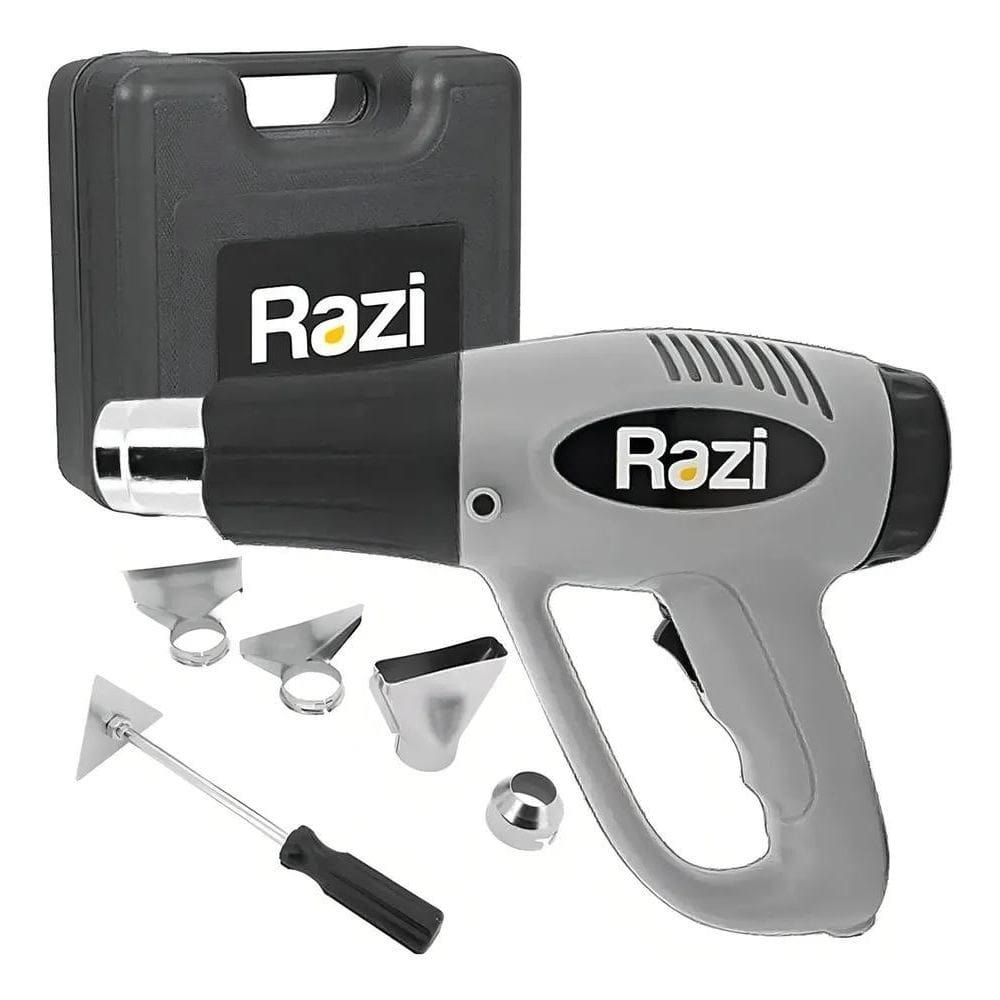2X Soprador Térmico 300 À 550C Razi + Kit Acessórios