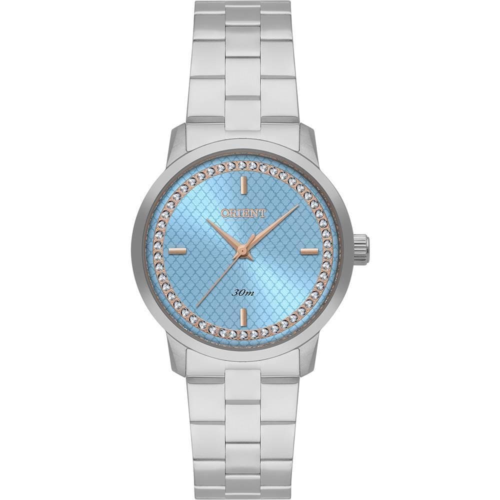 Relógio Orient Feminino Ref: Fbss0146 A1Sx Casual Prateado