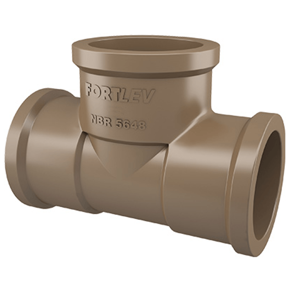 Tê Soldavel 60mm - 10250609 - Fortlev