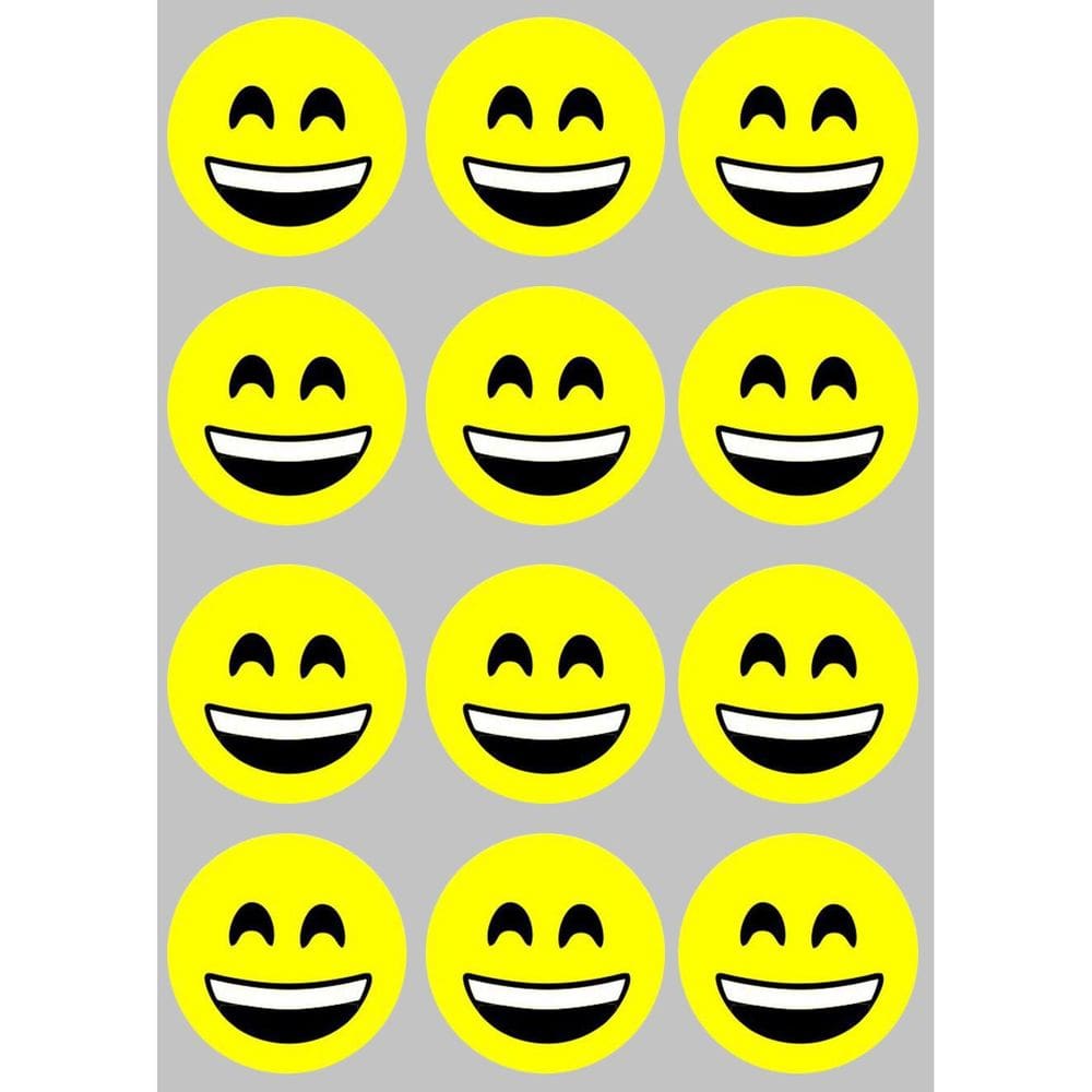 12 Imãs de Emoji - Decoração Divertida para Metal
