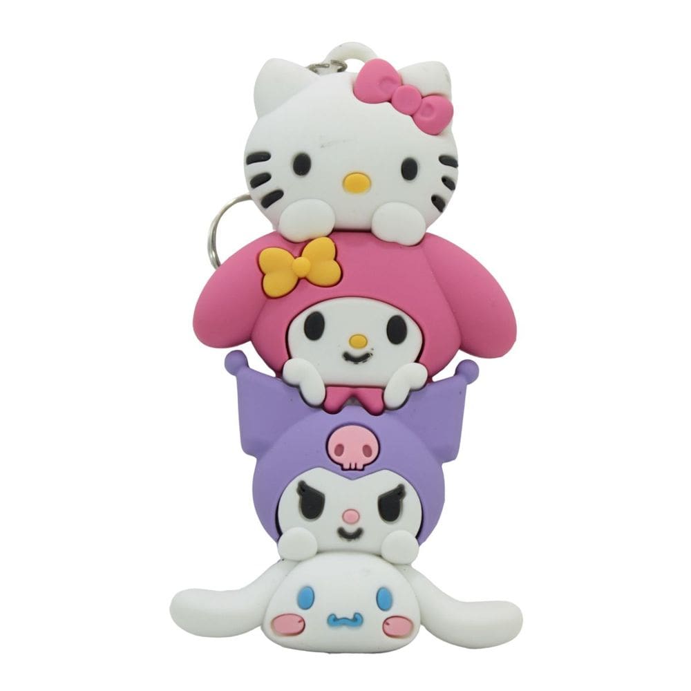 Chaveiro Melissa Charm + Hello Kitty And Friends Branco/Rosa