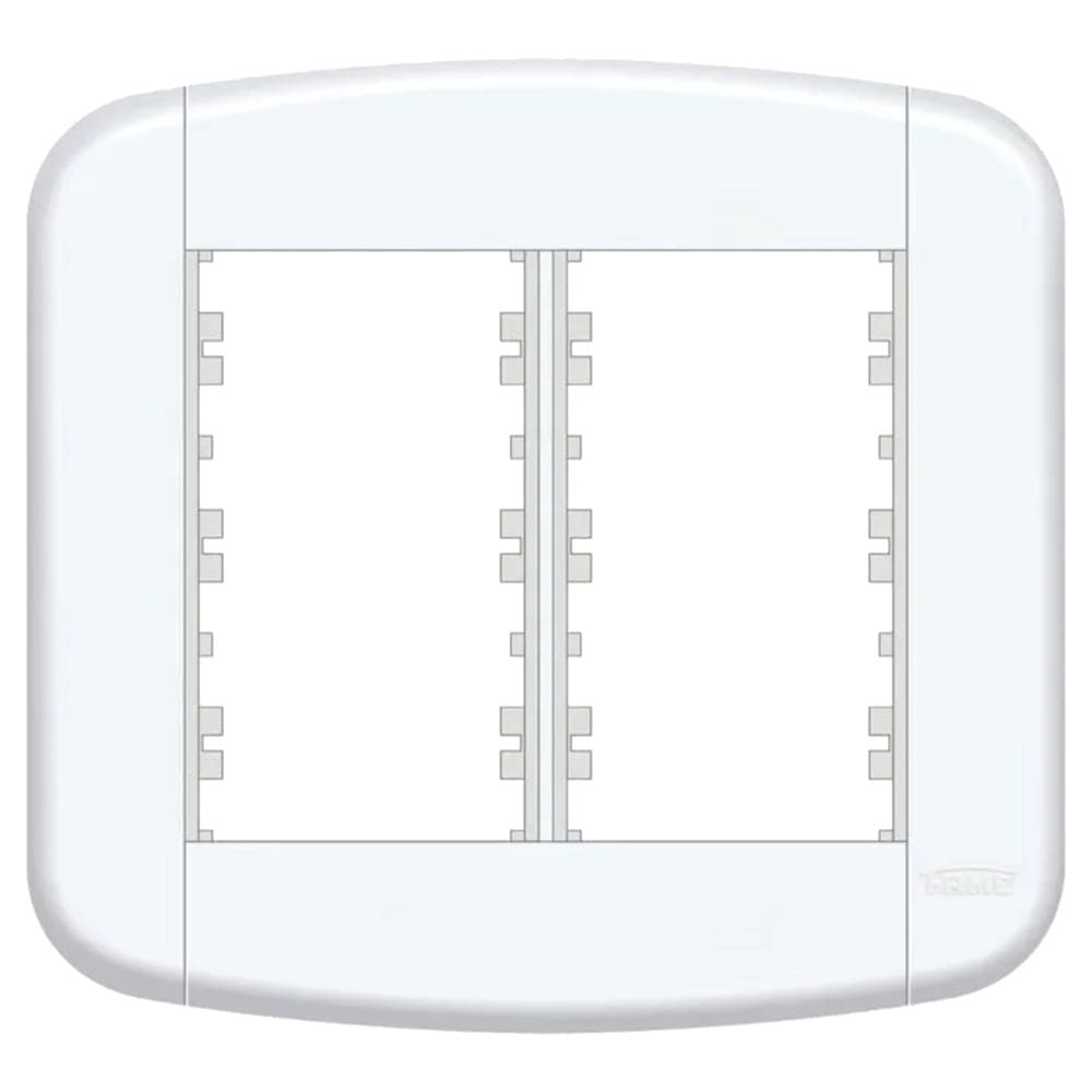 Placa 4X4”” - 6 Módulos Blanc Mais - 11439440 - FAME