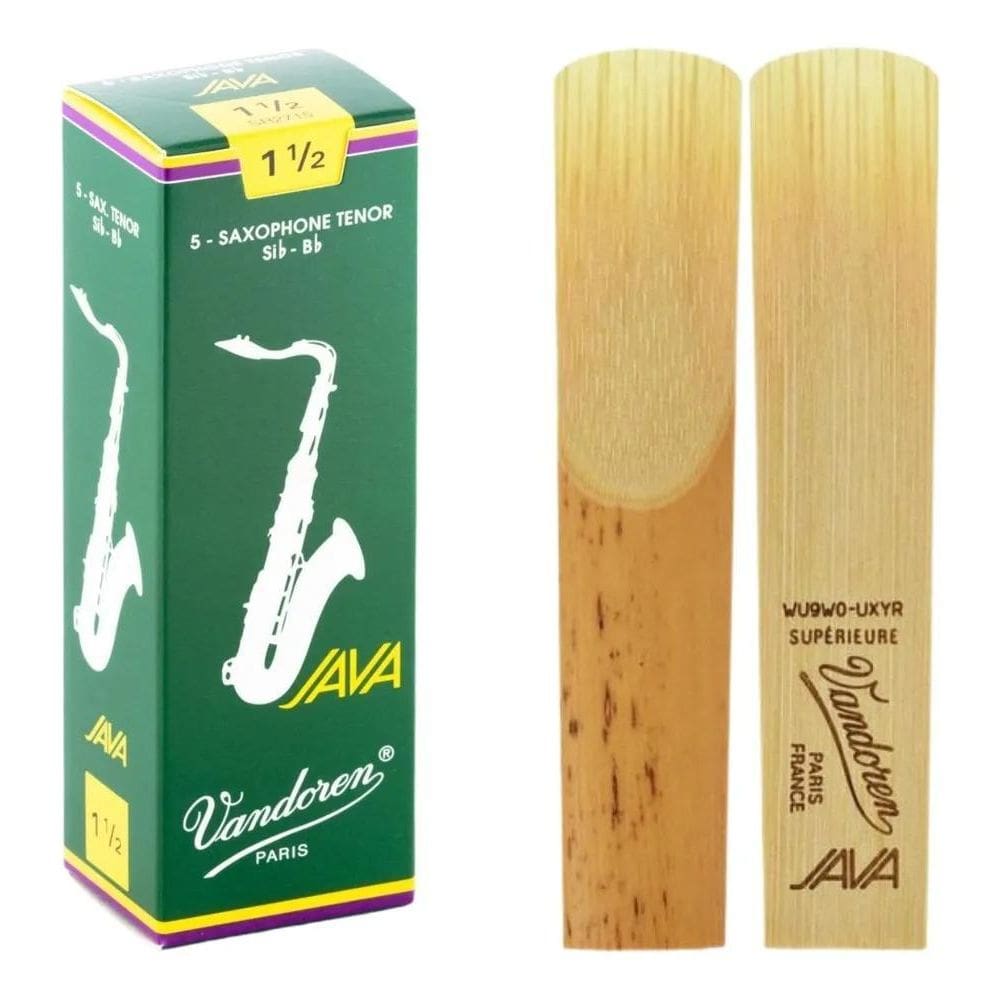 2X 1 Palheta Sax Tenor Vandoren Java 1 1,5 2 2,5 3