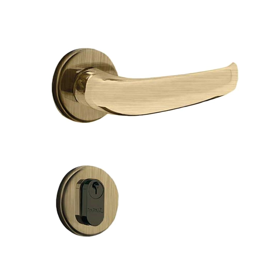 Fechadura para Porta de Entrada Oxidada 40mm com Roseta MZ920 Standard - 03920A3OX - PAPAIZ