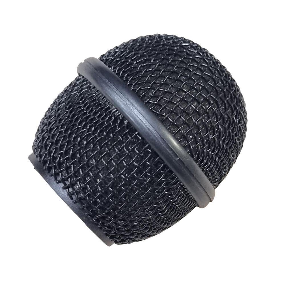 Globo Microfone Fio Preto MCF1GL Rosca 31mm E Musical