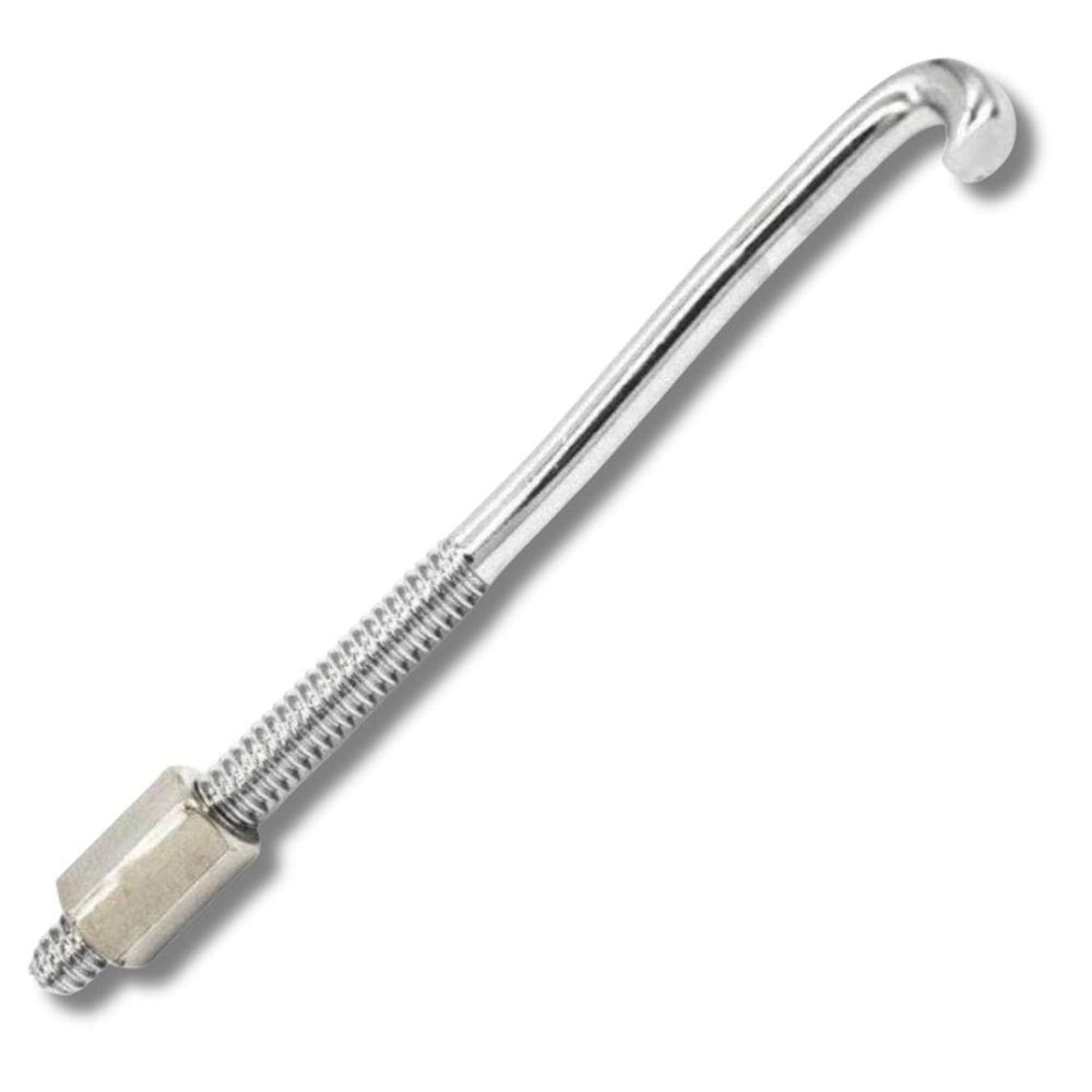 Garra Afinação Percussão 10Cm Cromada Com Porca Torelli