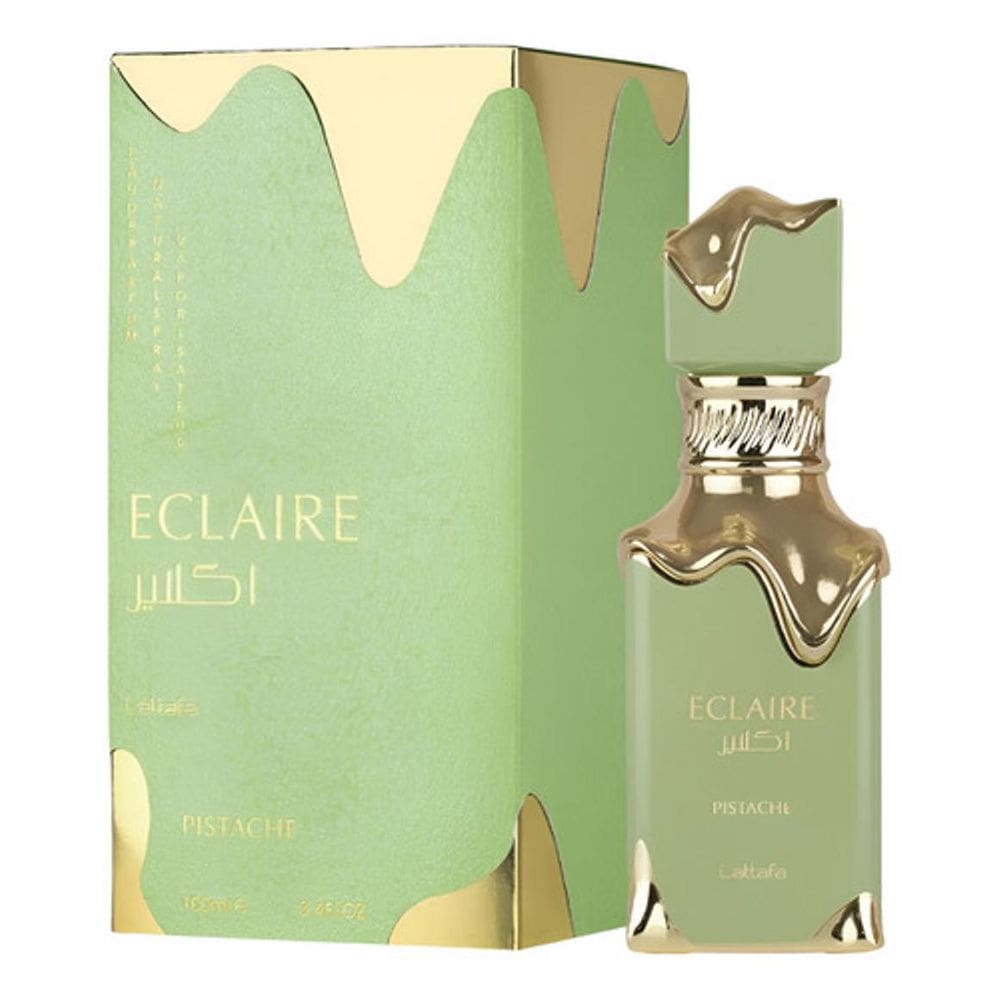 Eclaire Pistache Lattafa Perfume Edp Árabe autêntico 100ml