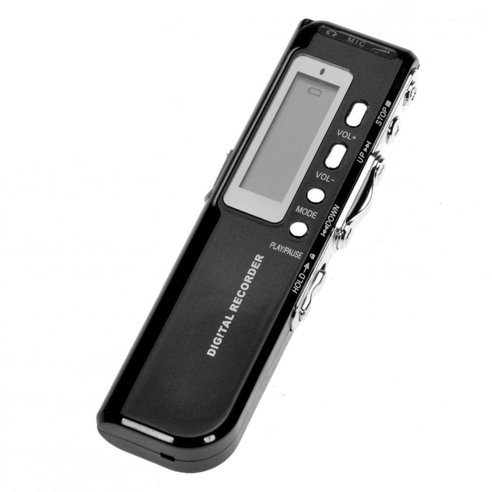 Mini Gravador Voz Ativado Por Som Grava Conversas E Áudio
