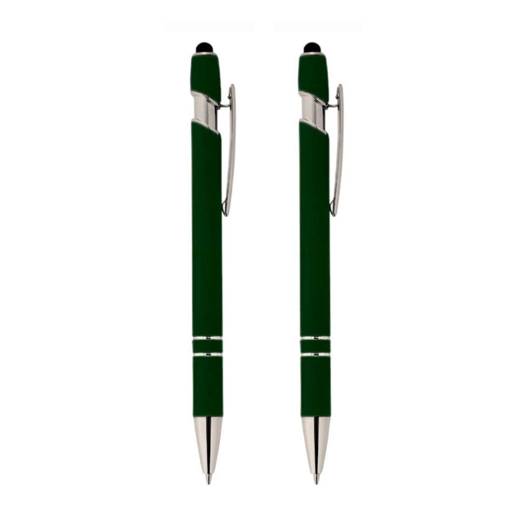 Canetas Touch Metálica Kit 2 Unidades Design Único 2 Em 1