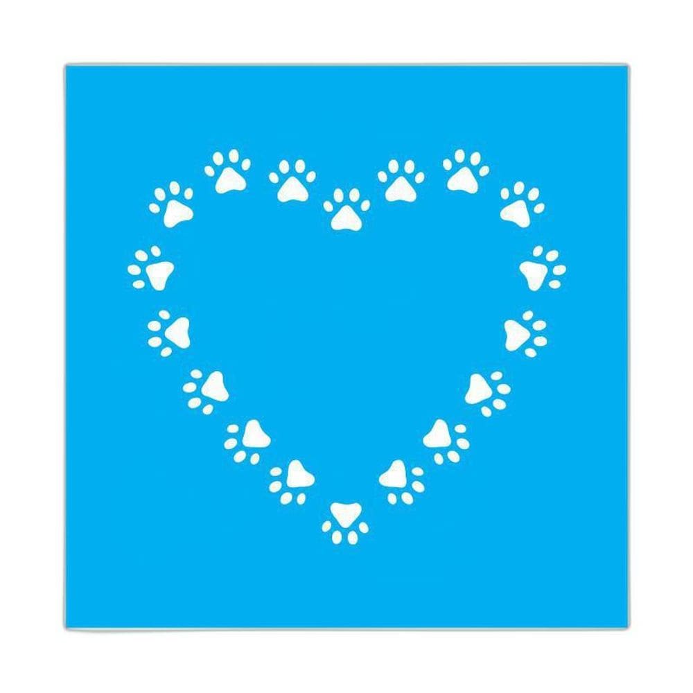 Stencil Tamako Patas - 30X30Cm - Ref D169