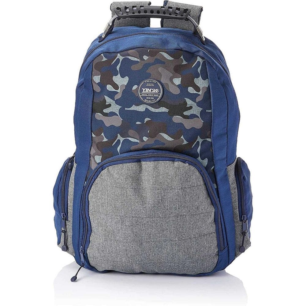 Mochila Esportiva Poliester Azul Camuflada Yins