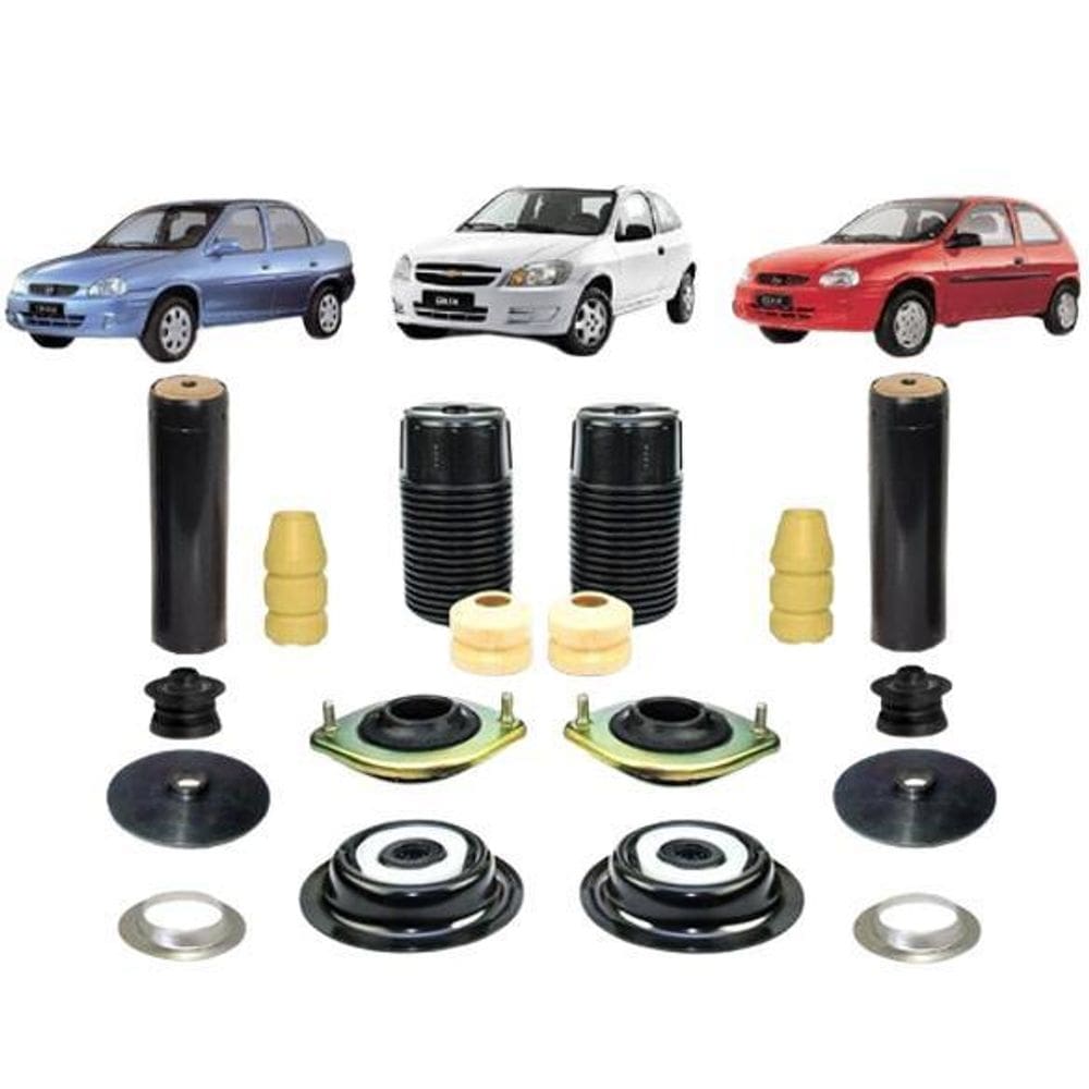 Kit Batente Amortecedor Dianteiro Tras Corsa Celta Classic