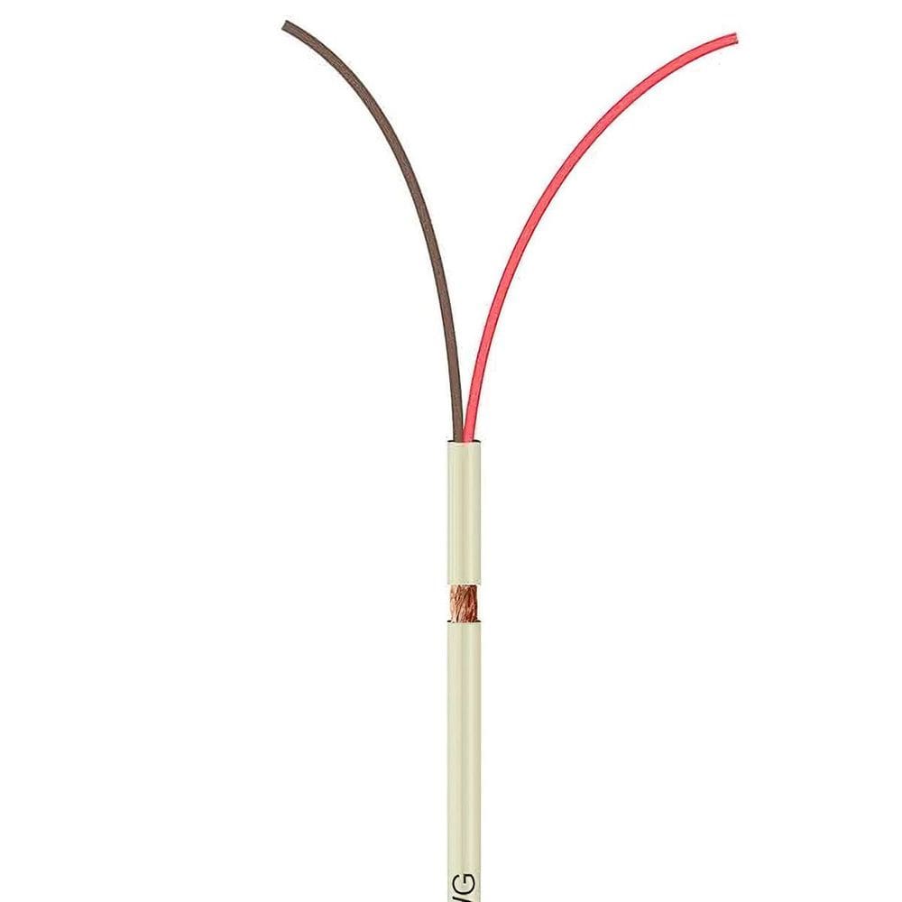 Cabo Manga 02X26 Awg - Com Blindagem Bege - 30 Metros