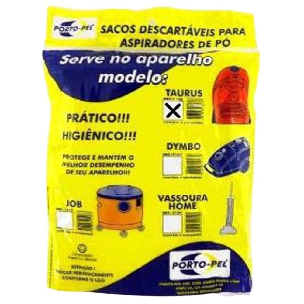 Kit 3 Sacos Para Aspiradores De Pó Modelo Taurus.