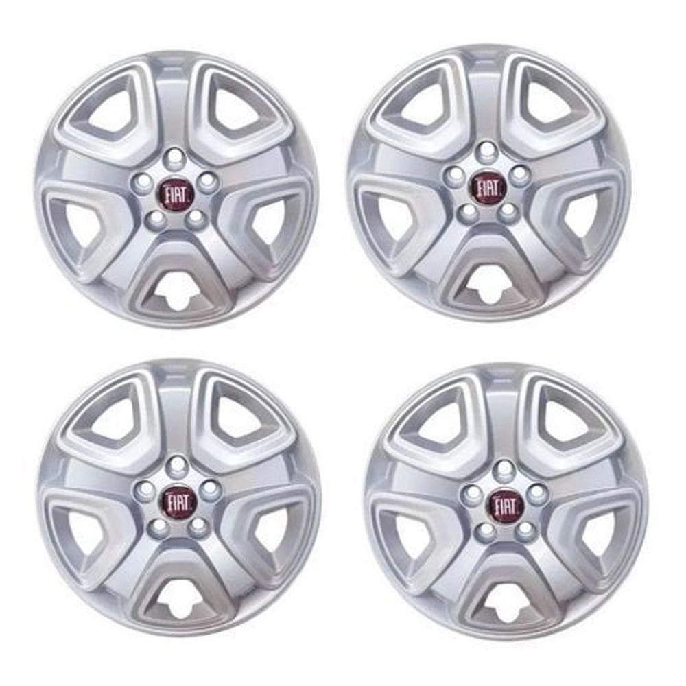 Jogo Calota Fiat Toro 2016 À 2021 Aro 16