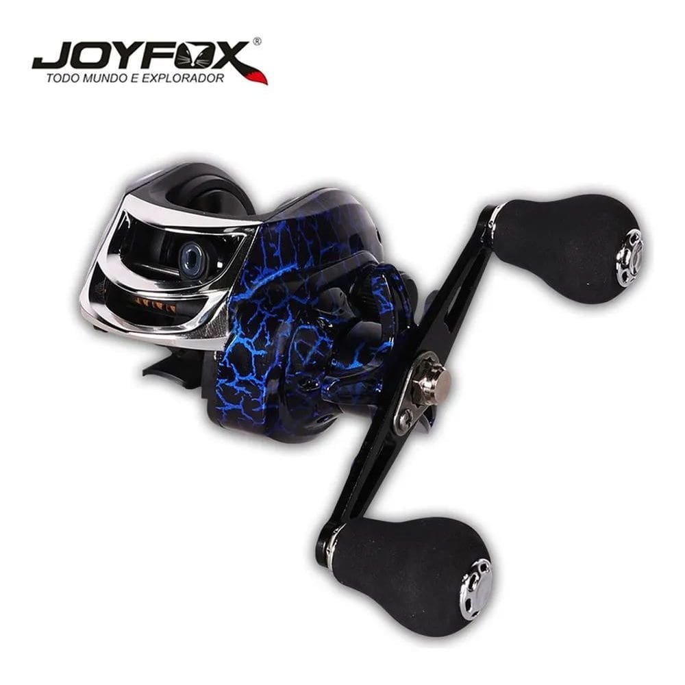 2X Carretilha De Pesca 7.1:1 Joyfox 18 Rolamentos 8Kg Esquer