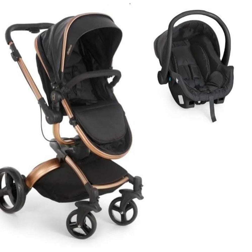 Carrinho De Bebe Galzerano Dzieco Vulkan + Bebe Conforto