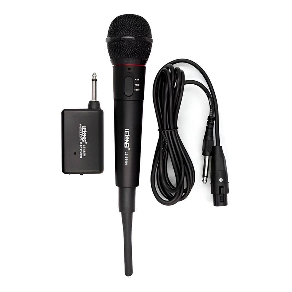 Microfone Sem Fio Karaokê Reunião Com Wireless