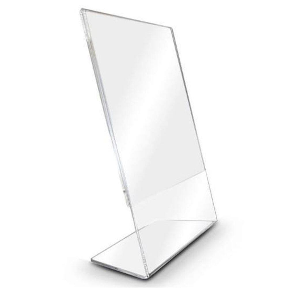 Display L 15X21Cm A5 Expositor Balcão Mesa Papel 5 Peças