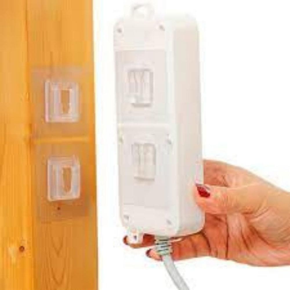 Gancho Cabide Adesivo Parede Encaixe Macho Femea Organização