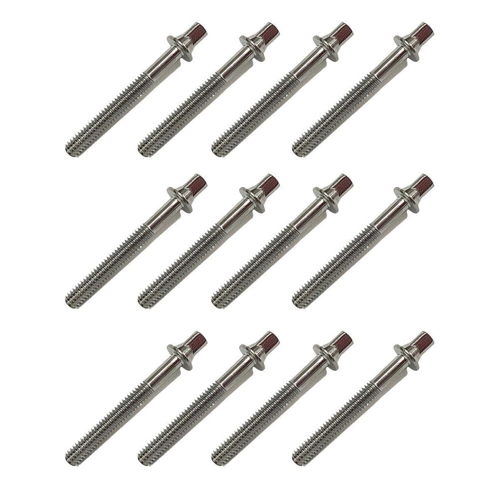 Kit 12 Parafuso Afinação De Bateria 45Mm X 5Mm 7/32