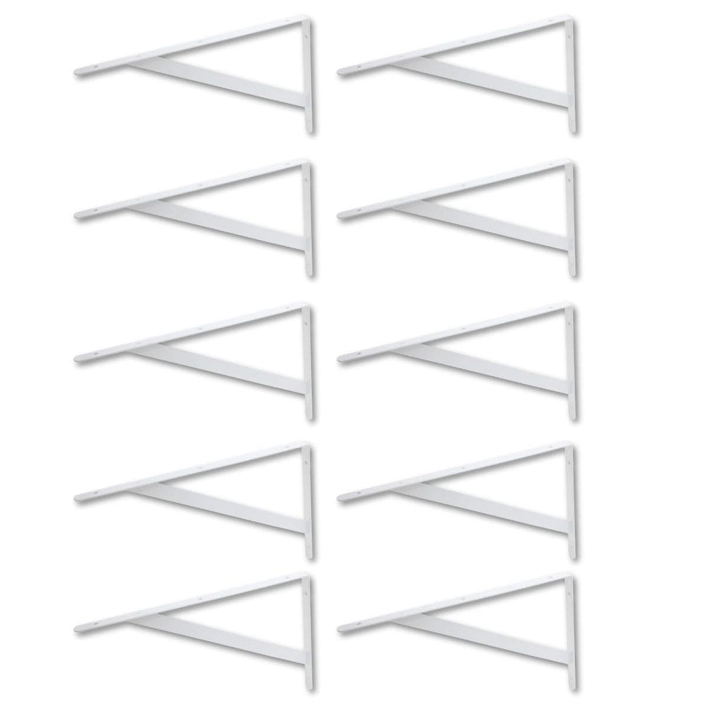 Kit 10 Un Suporte Mão Francesa Para Prateleira 23X14Cm