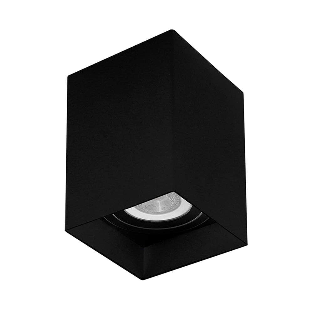 Spot De Sobrepor Taschibra Look Par20 Quadrado Móvel Preto