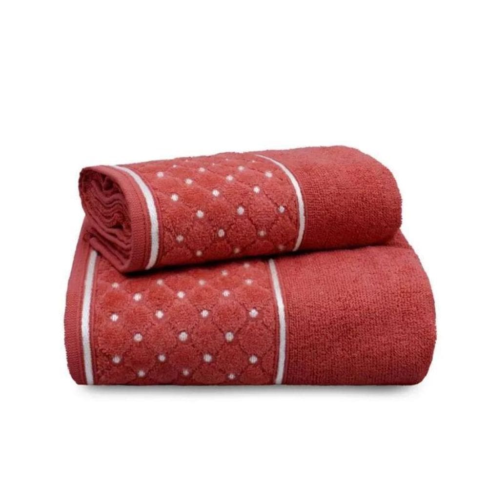 Toalha De Banho E Rosto 2 Pçs Aveludada Safira Appel