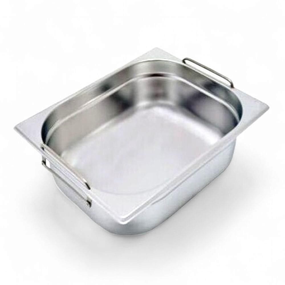 Cuba Gastronômica Inox Gn 1/2 150Mm Com Alça Prateada