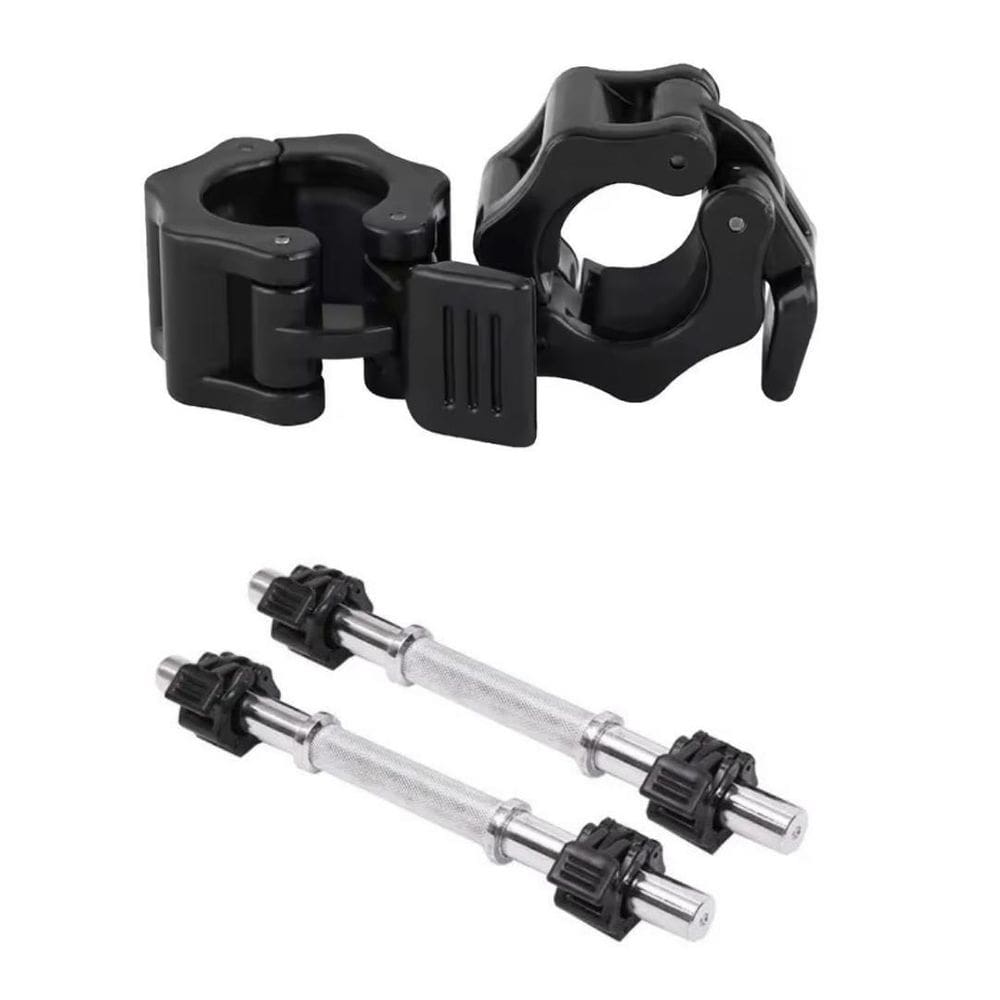 Par Presilha 25Mm 50Mm Barra Anilha Halter Academia-50Mm