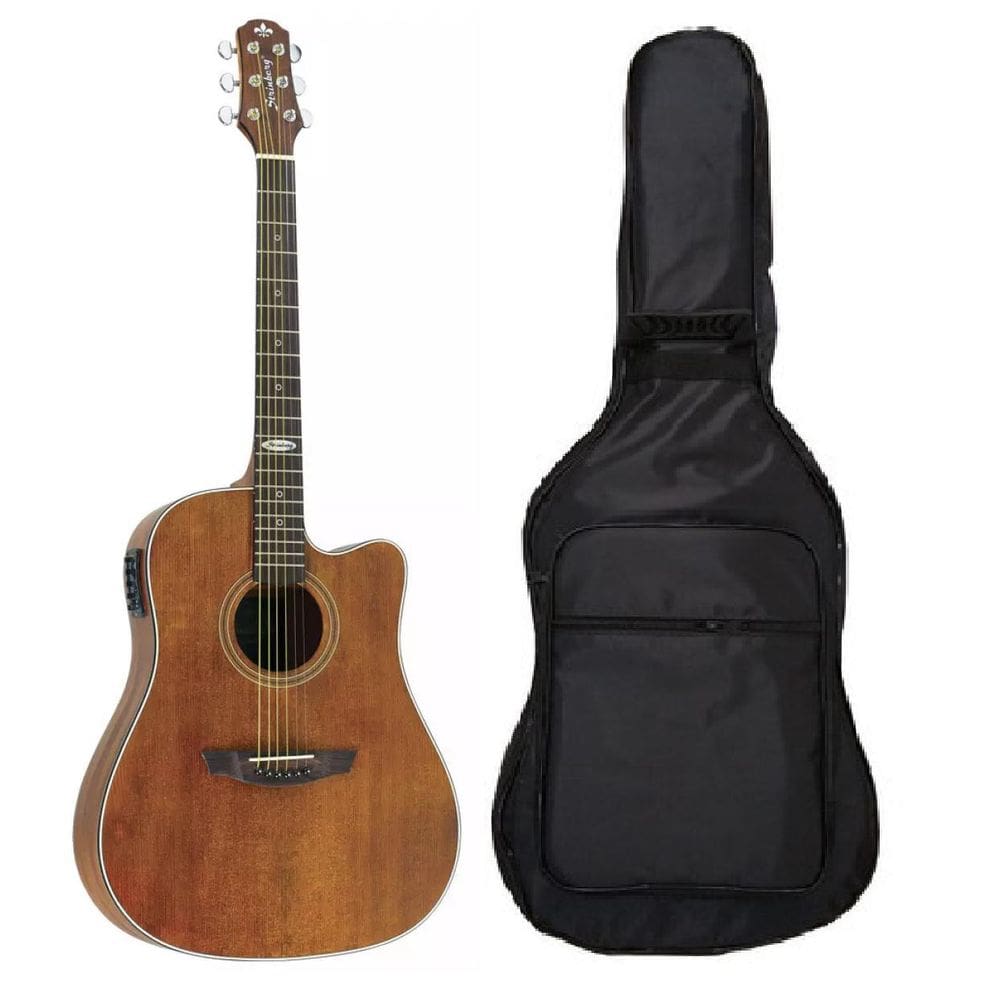 Violão Elétrico Strinberg Sd200C Sms Smoked + Capa Champion