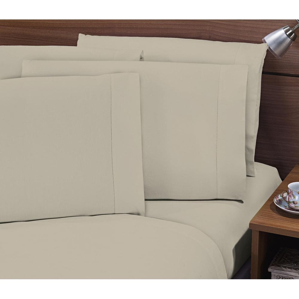 Fronha 200 Fios 100% Algodão Com Ponto Ajour Privilege Khaki