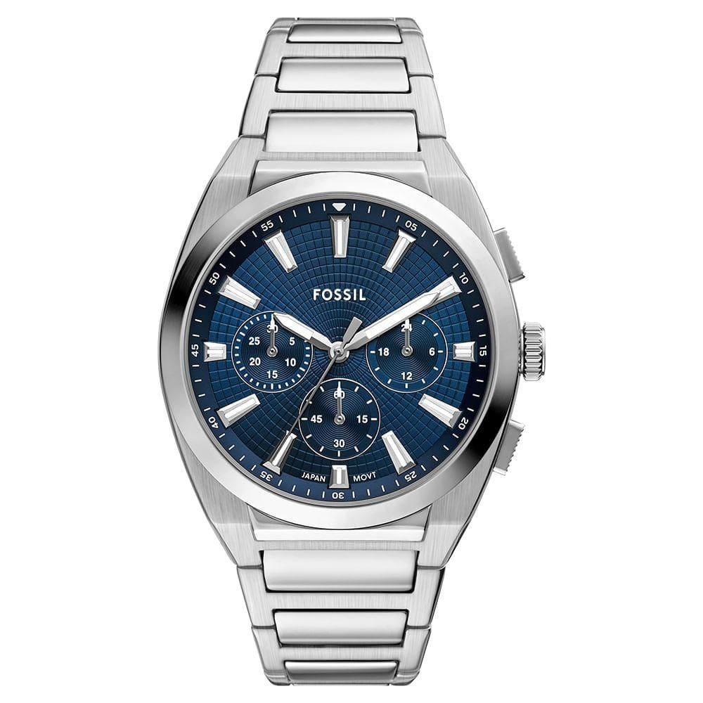 Relógio Fossil Masculino Everett Prata - Fs6104-1an