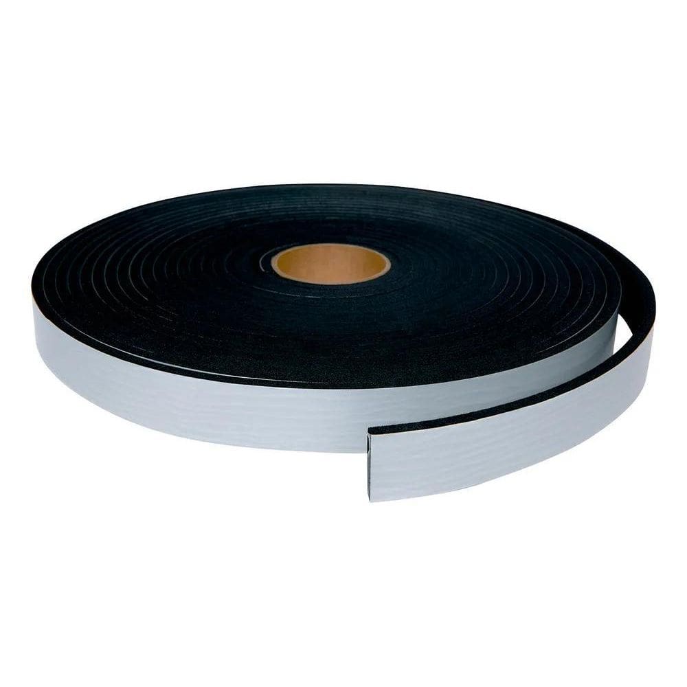 2X Fita Eva Espuma Vedação Autocolante Preto 5Mmx25Mmx10Mts