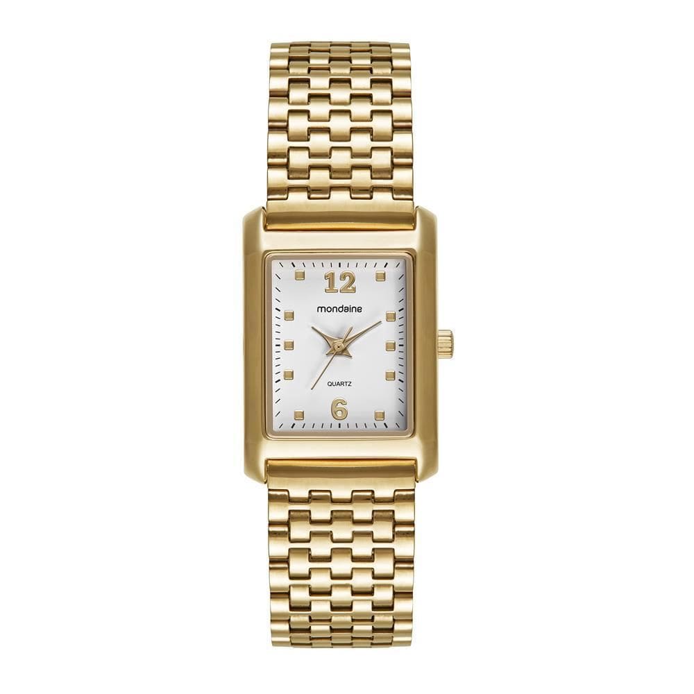 Relogio Mondaine Feminino Ref: 32921Lpmvde1 Retangular