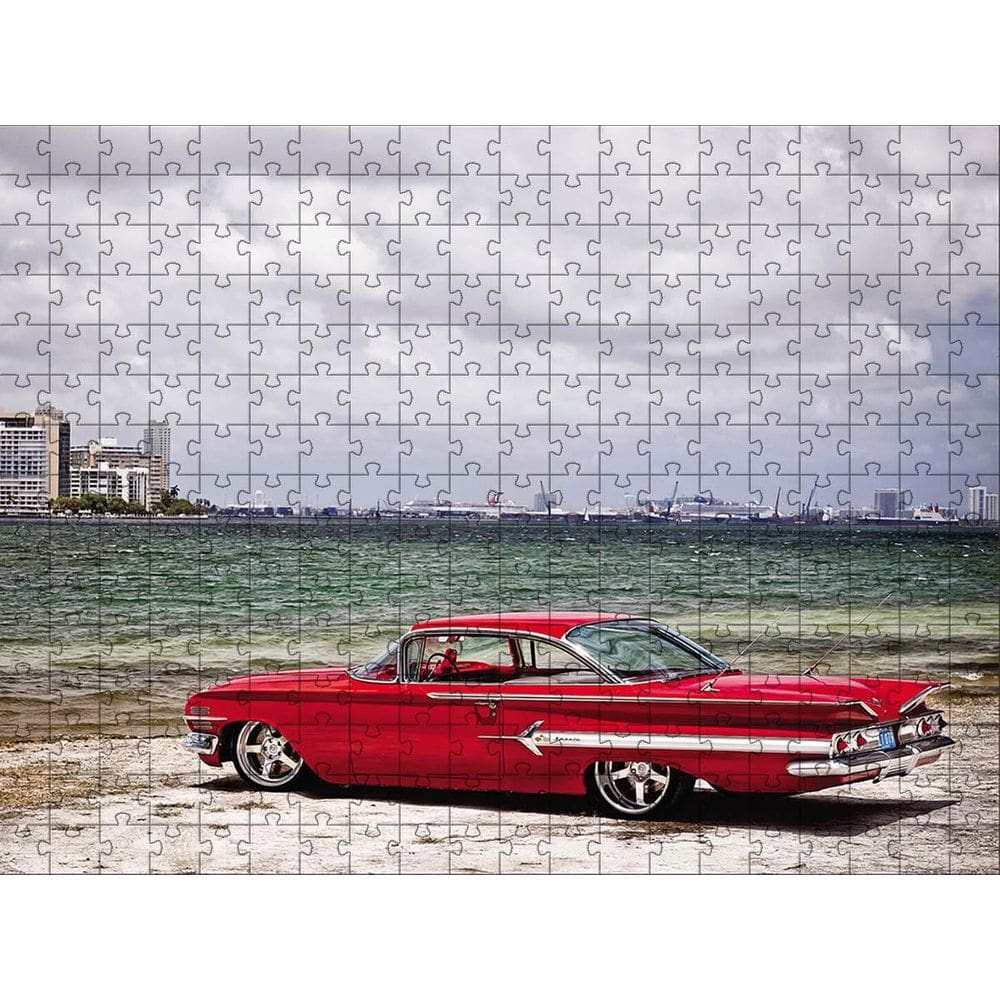 Kit 2 Quebra-Cabeça Inclusivos Novos Carros Antigos 60 Peças