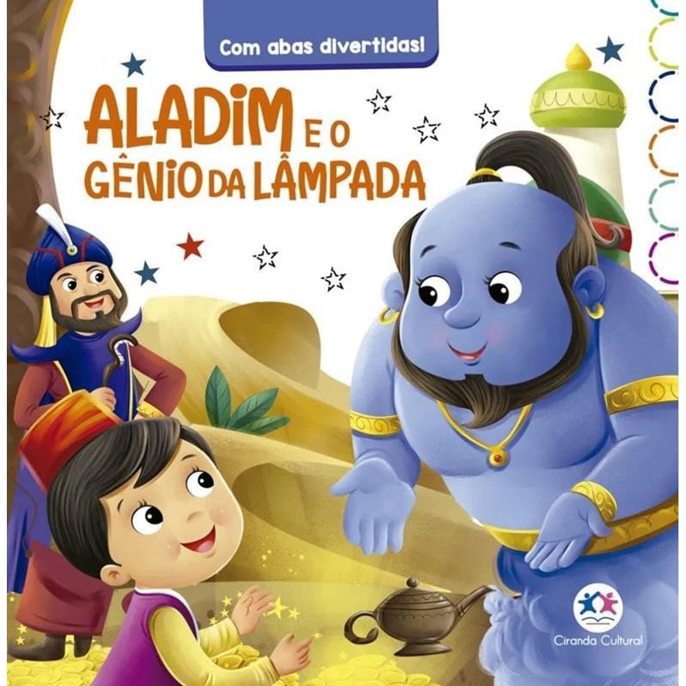 Clássicos Com Abas Divertidas - Aladim E O Gênio Da Lâmpada